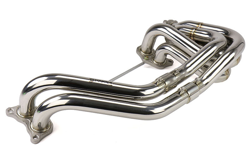 TMRTR-ES1000 Tomioka Racing Subaru Single Scroll Unequal Length Exhaust Manifold with 3 bolts Up-pipe - 2015-2020 Subaru STI,