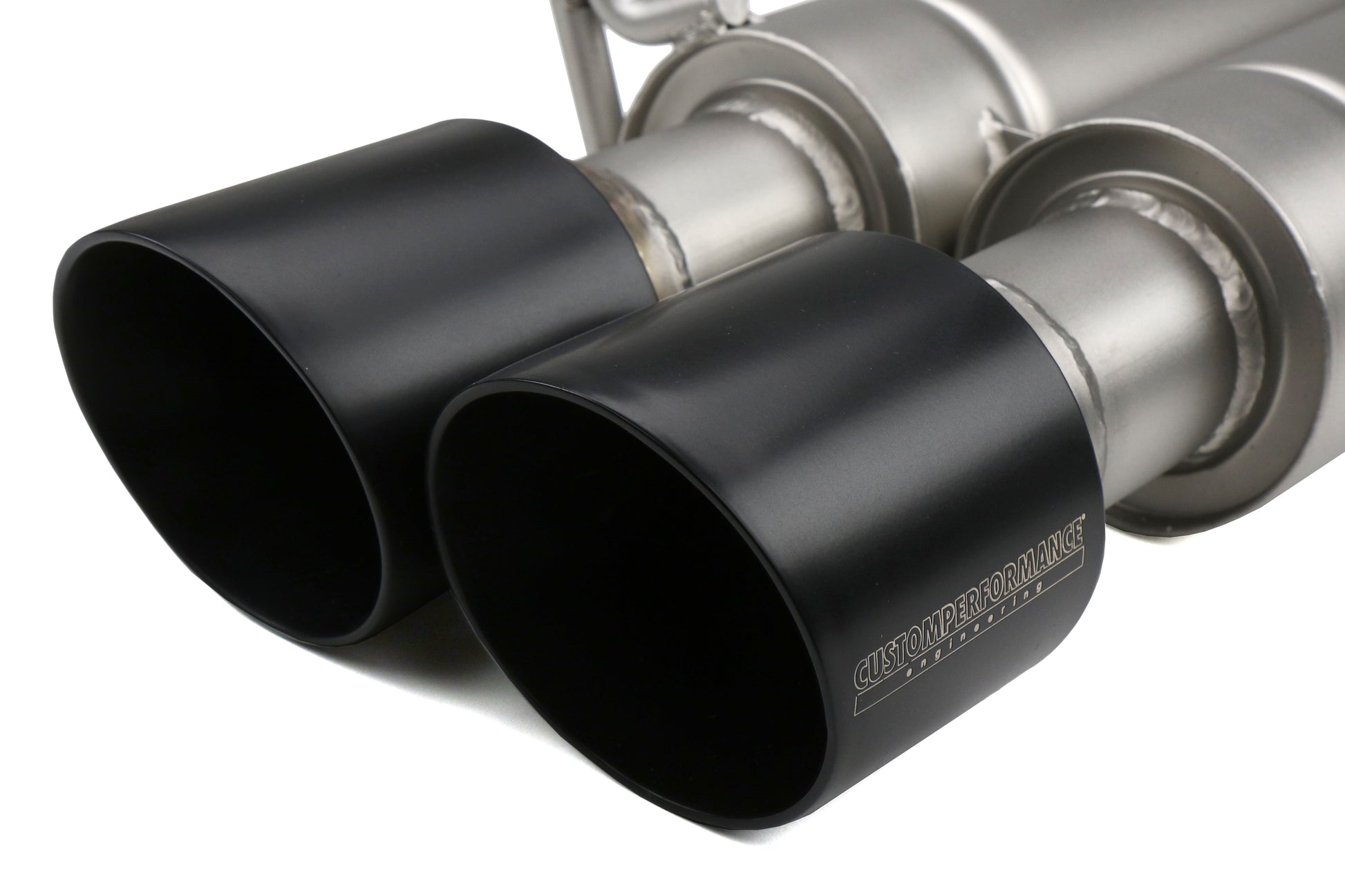 CPESBAE00002B CP-E Austenite Axle Back Dual Mufflers - 2015+ WRX / STI-Black,