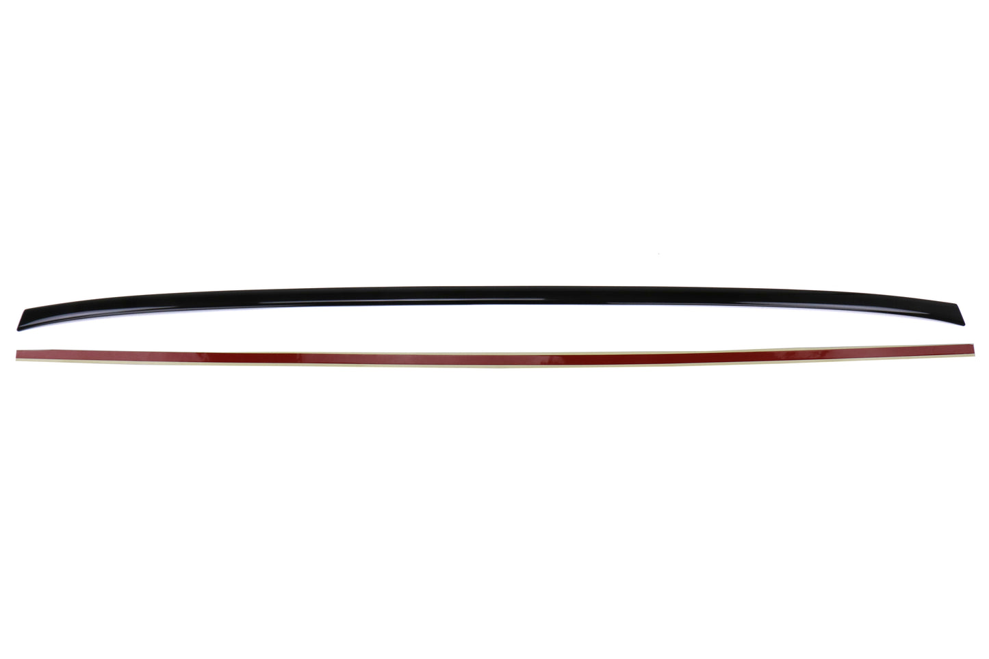 OLM Paint Matched Trunk Hole Delete for OEM Short Spoiler - Crystal Black Silica - 2015-2021 Subaru WRX / STI