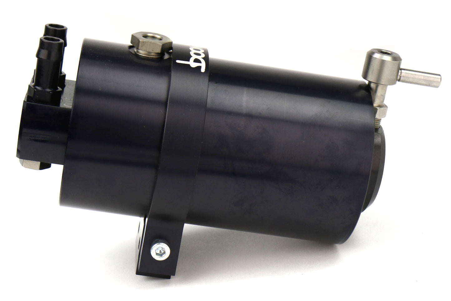 BBA031-00-026B Boomba Racing Stage 2 Oil Catch Can Kit (PCV) - 2015+ WRX-Black,