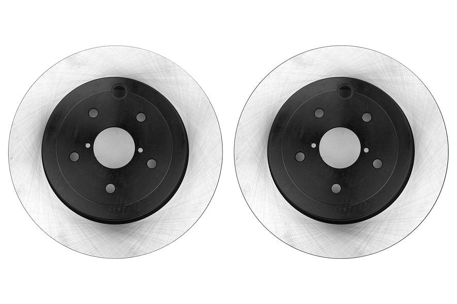 Centric Premium High-Carbon Brake Rotor Pair Rear - 2015-2017 Subaru STI / 2008-2014 Impreza