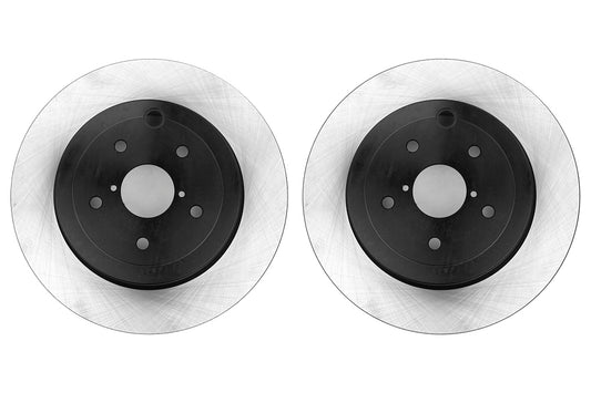 Centric Premium High-Carbon Brake Rotor Pair Rear - 2015-2017 Subaru STI / 2008-2014 Impreza