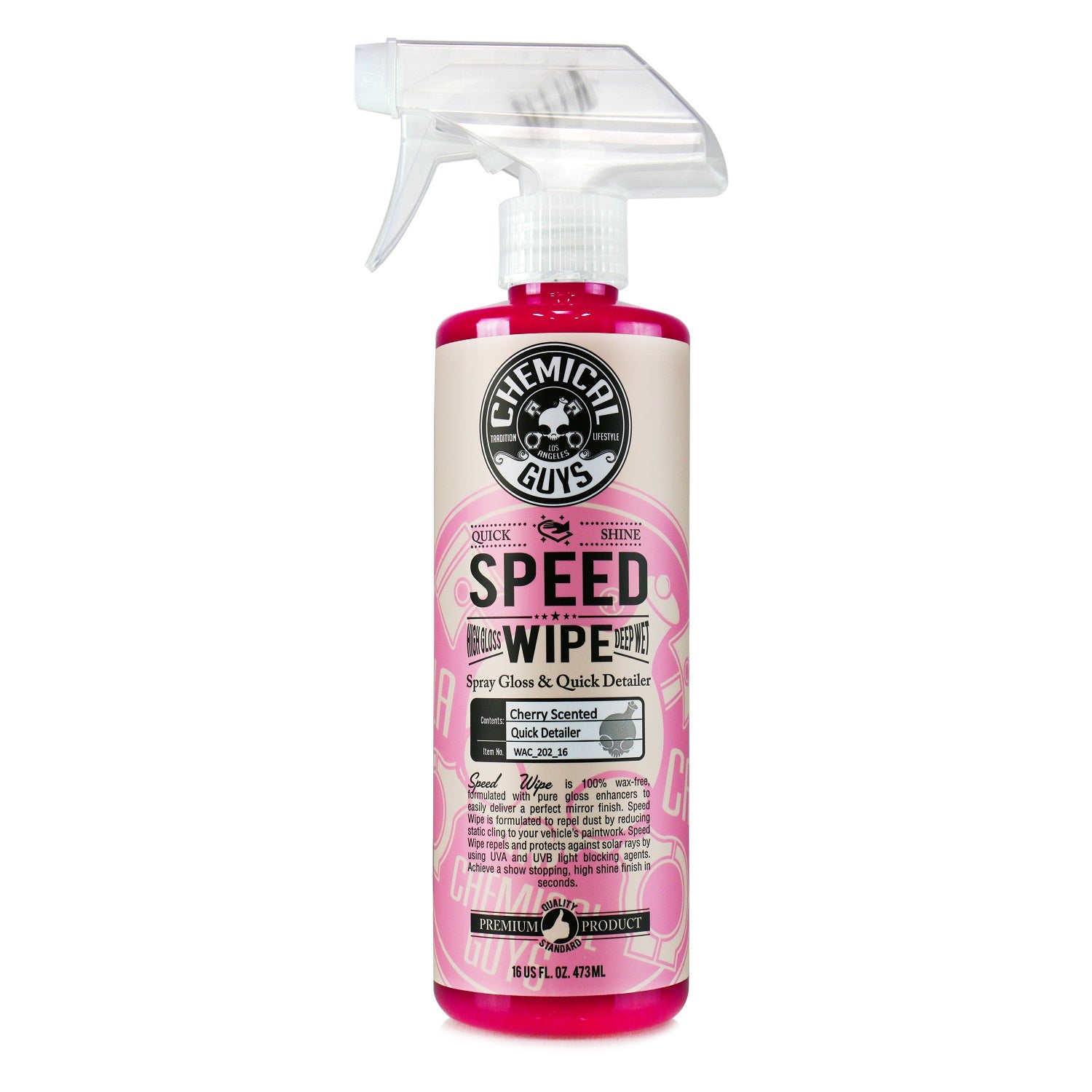 CHEWAC_202_16 Chemical Guys Speed Wipe Quick Detailer 16oz,
