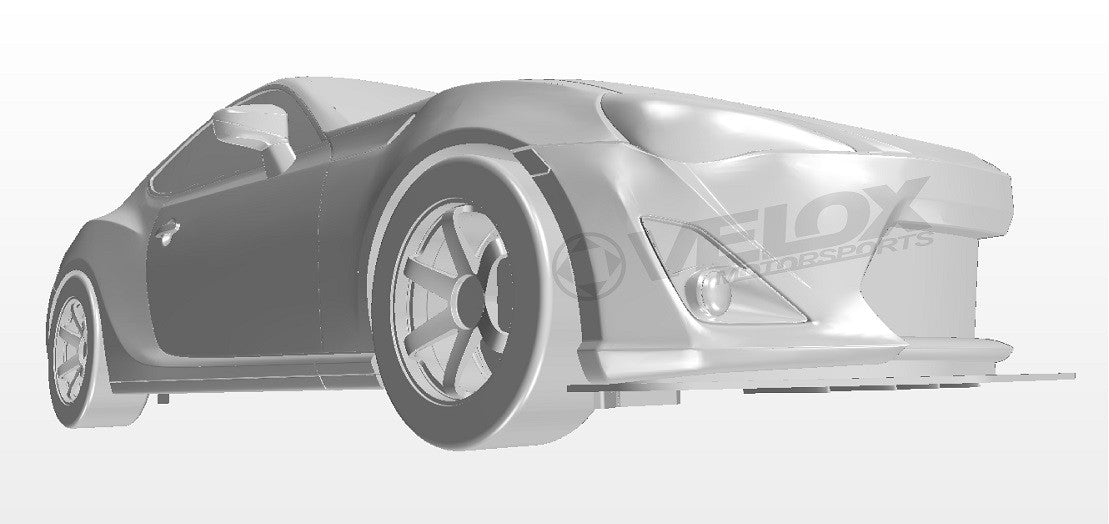 VERA0022A FT-86 SpeedFactory Front Wheel Deflectors by Verus Motorsports - 2013+ FT86,