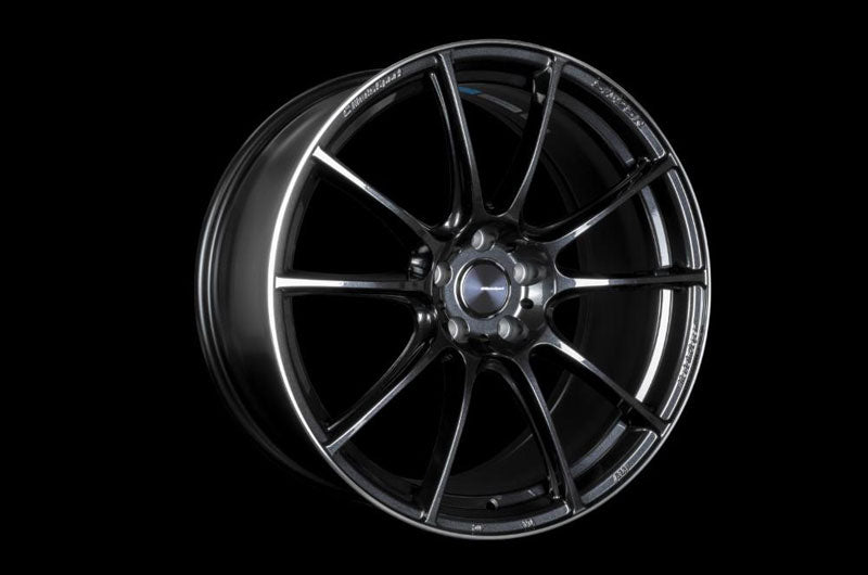 WedsSport SA-25R WBC Weds Black Clear 18x9.5 +45mm 5x100 (Single Wheel) - 2013-2024 Subaru BRZ / Scion FR-S / Toyota GR86 / 2014-2018 Subaru Forester