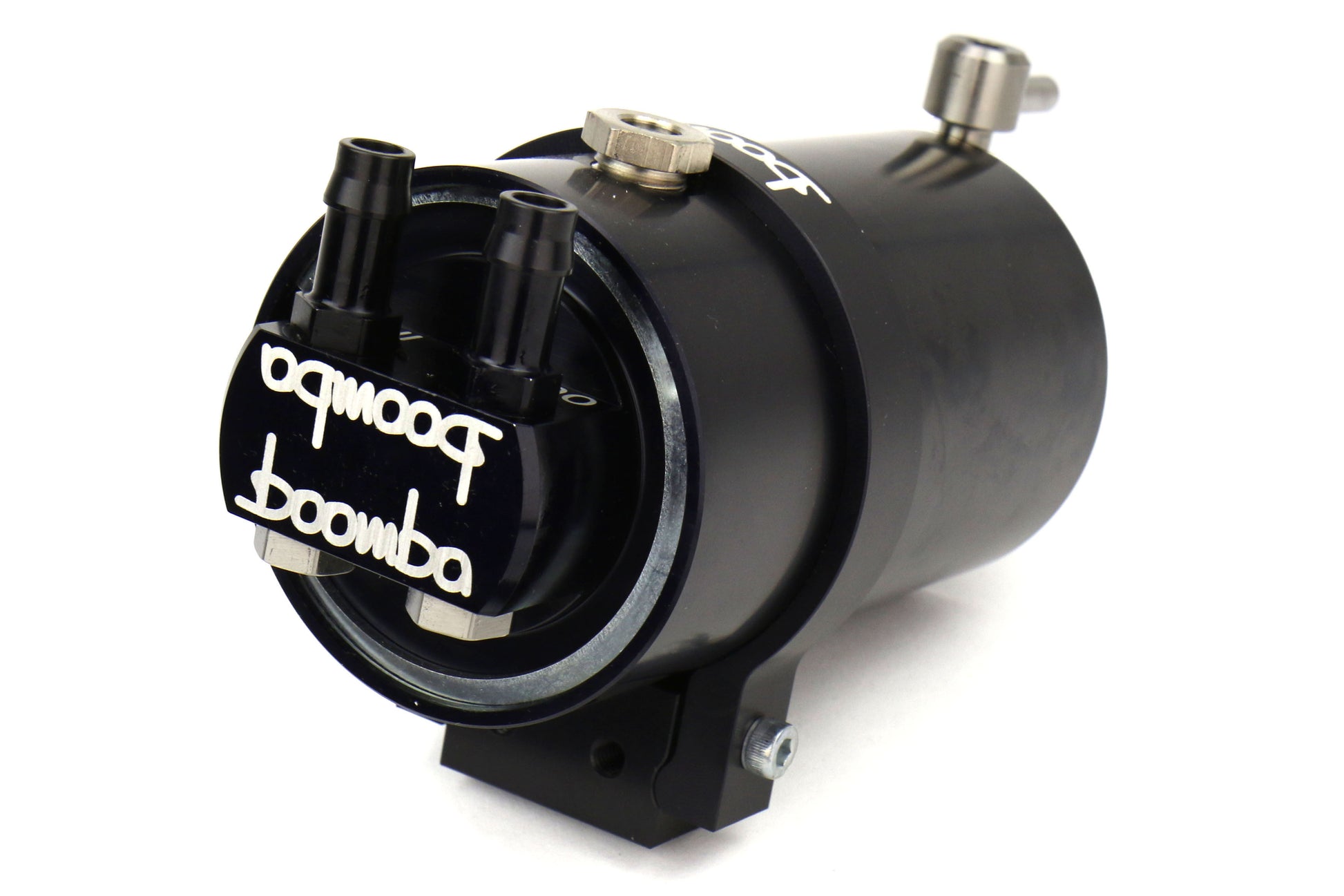 BBA031-00-026B Boomba Racing Stage 2 Oil Catch Can Kit (PCV) - 2015+ WRX-Black,