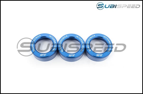 Subaru Tecnica International Style Dual Climate Control Knobs - 2013-2016 Scion FR-S / 2013-2020 Subaru BRZ / 2017-2019 Toyota 86