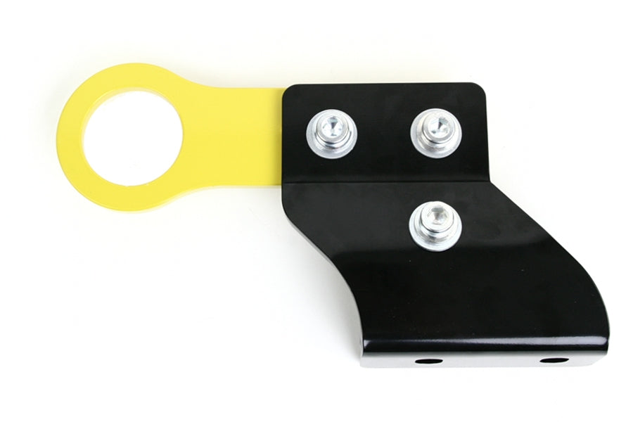 BEAS106016TF-R Beatrush Rear Tow Hook Yellow - Subaru WRX/STi 2002-2007,
