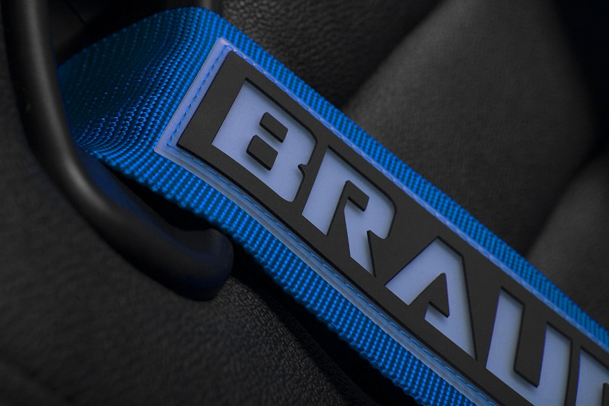 Braum 5 Point 3inch SFI Approved Racing Harness - Blue Each - Universal