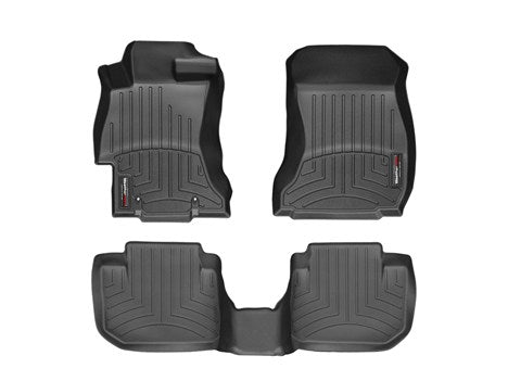 WEA44439-1-2 WeatherTech FloorLiner DigitalFit All Weather Floor Mats - 2015+ WRX / 2015+ STI-Front and Rear,