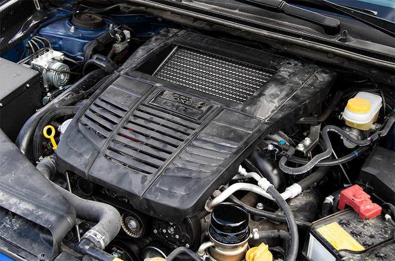 Compressive Tuning Air Shields Intercooler Protector Black - 2015-2021 Subaru WRX / 2014-2024 Forester XT