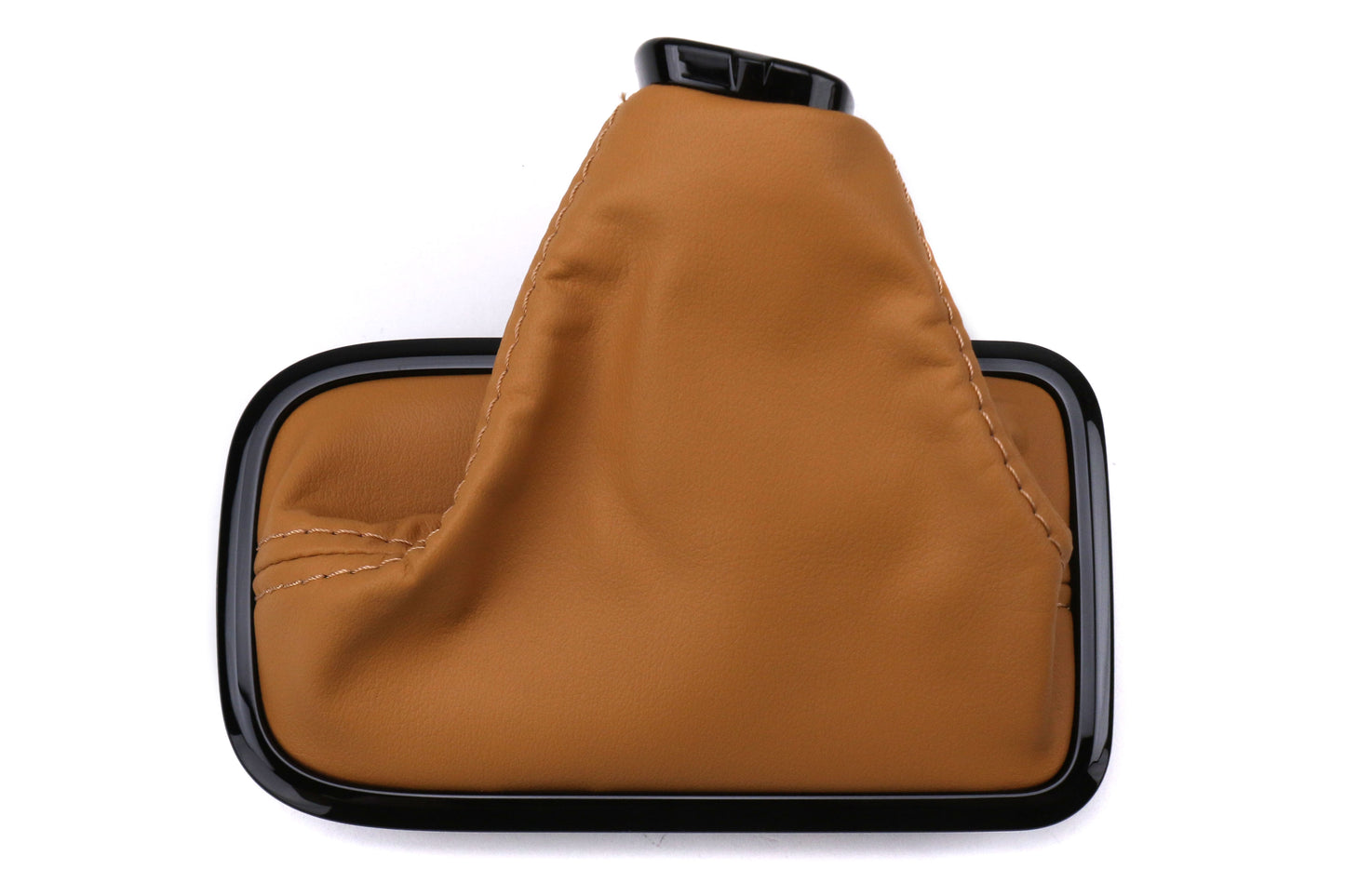 SUB35133VA030 Subaru OEM S4 SporVita JDM Shifter Boot Tan Stitching - 2015+ WRX CVT / 2014+ Forester CVT,