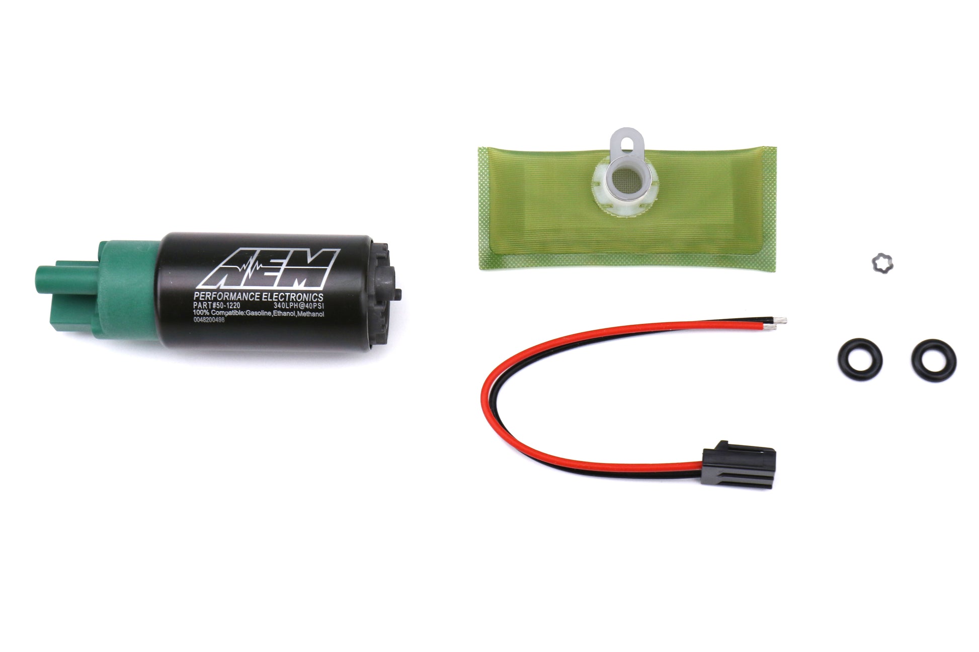 AEI50-1220 AEM 340LPH High Flow Fuel Pump (E85 Compatible) - 2015-2018 WRX / 2013+ BRZ,