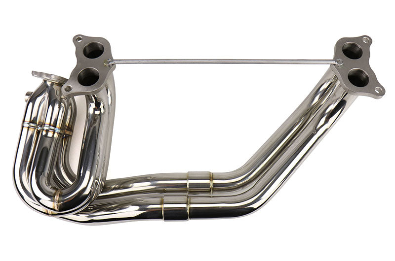 TMRTR-ES1000 Tomioka Racing Subaru Single Scroll Unequal Length Exhaust Manifold with 3 bolts Up-pipe - 2015-2020 Subaru STI,