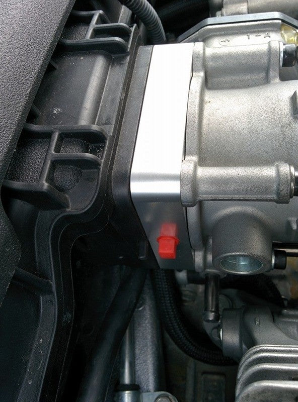 TQSTS-TBS-023R Torque Solutions Throttle Body Spacer (Silver or Red) - 2013+ BRZ-Red,