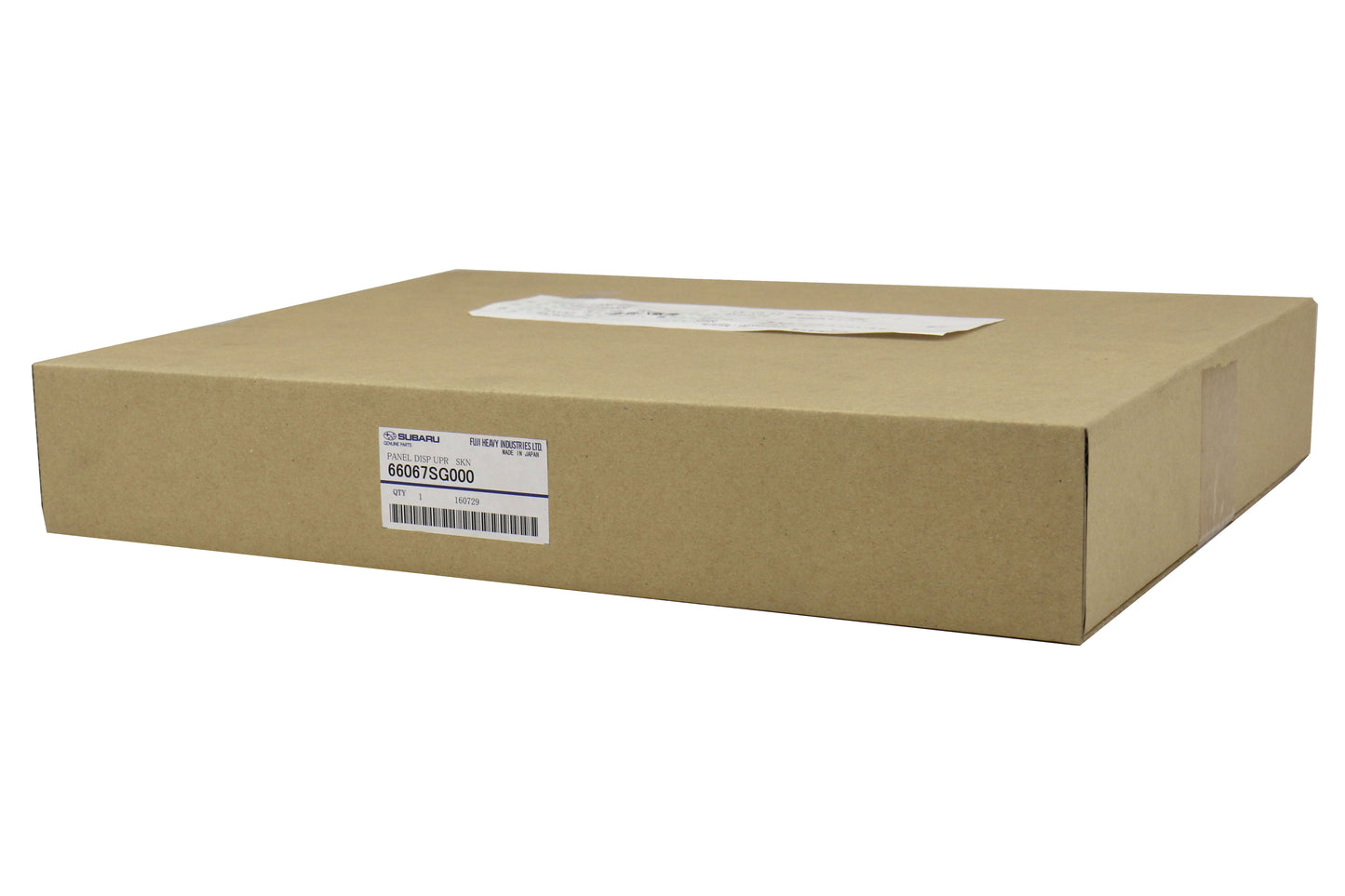 SUB66067FJ-KIT Subaru OEM JDM Console Hood with Black Stitching - 2015+ WRX / 2015+ STI / 2014+ Forester,