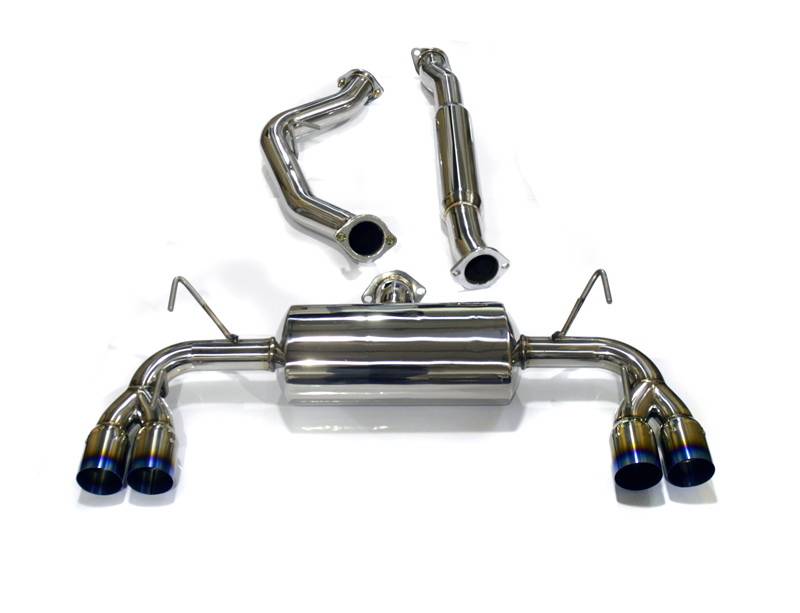 AGEAP-GRBS-170T Agency Power 3" Catback Exhaust System - 2015+ WRX / 2015+ STI-Titanium Tips,