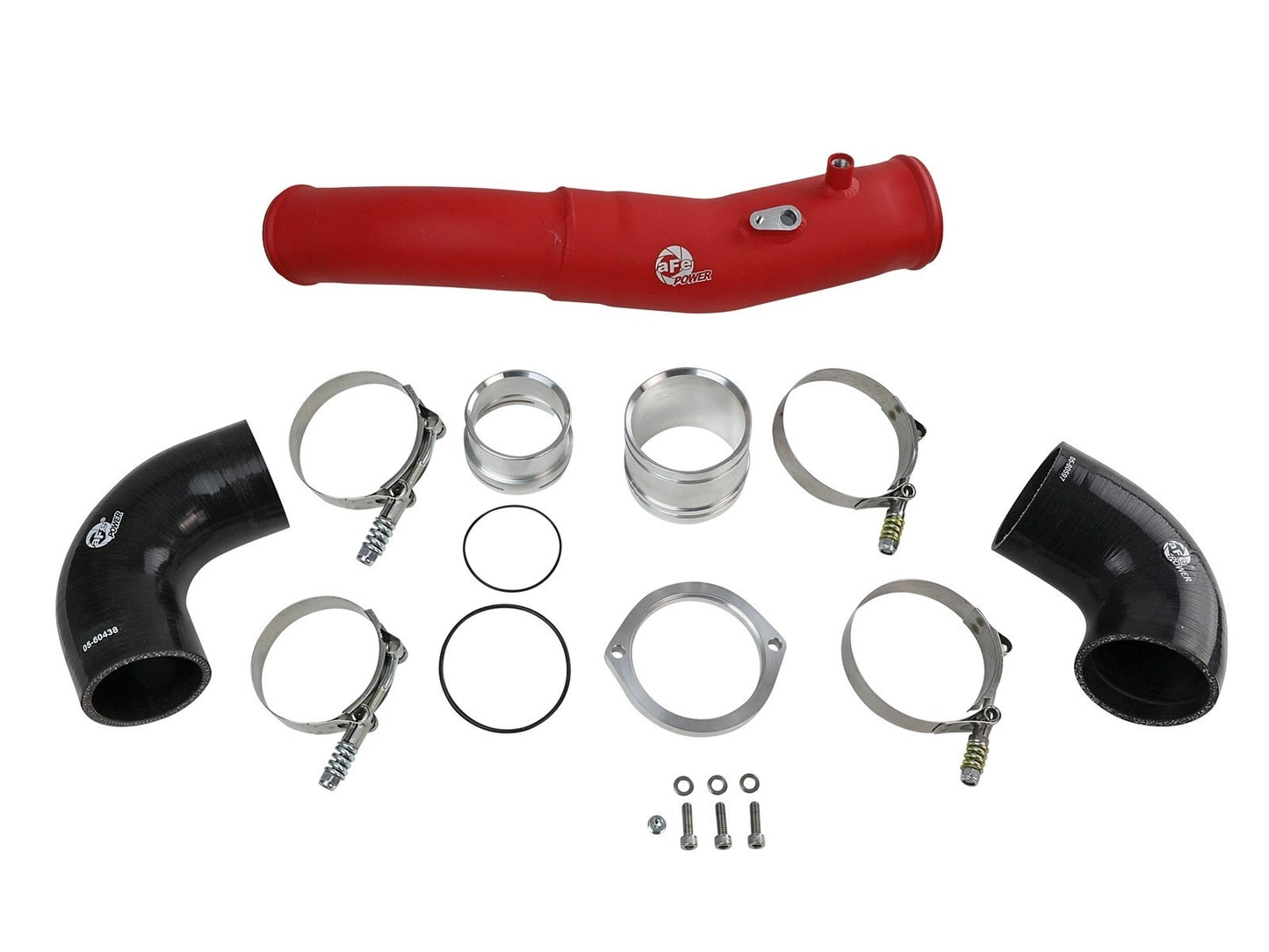 AFE46-20398-R AFE BladeRunner 2-1/2" to 3" Intercooler Tube Hot Side - 2020 Supra-Red,