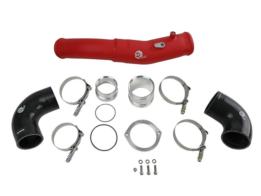 AFE46-20398-R AFE BladeRunner 2-1/2" to 3" Intercooler Tube Hot Side - 2020 Supra-Red,