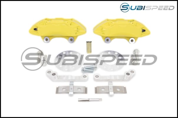 Yellow Brembo 4 Piston Calipers