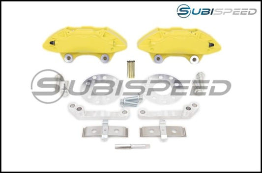 Yellow Brembo 4 Piston Calipers