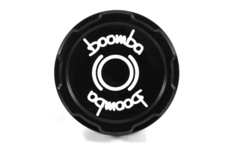 BBA31010110100 Boomba Racing Brake Reservoir Cover Cap Black - 2015+ Subaru WRX,