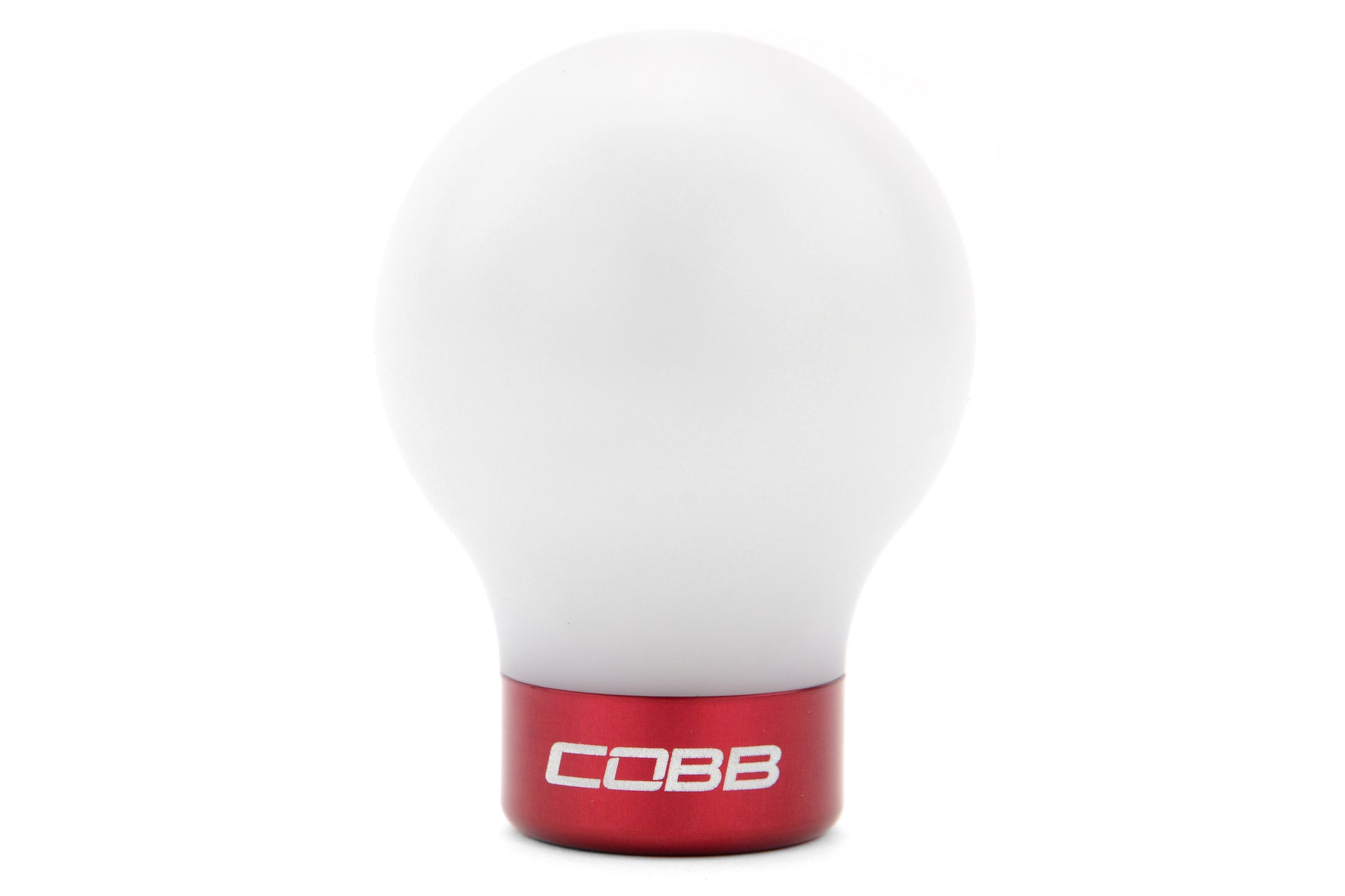 COB213350-W-RD COBB Subaru 6 Speed Knob - 2015+ WRX / 2015+ STI / 2013+ BRZ-White-Red,