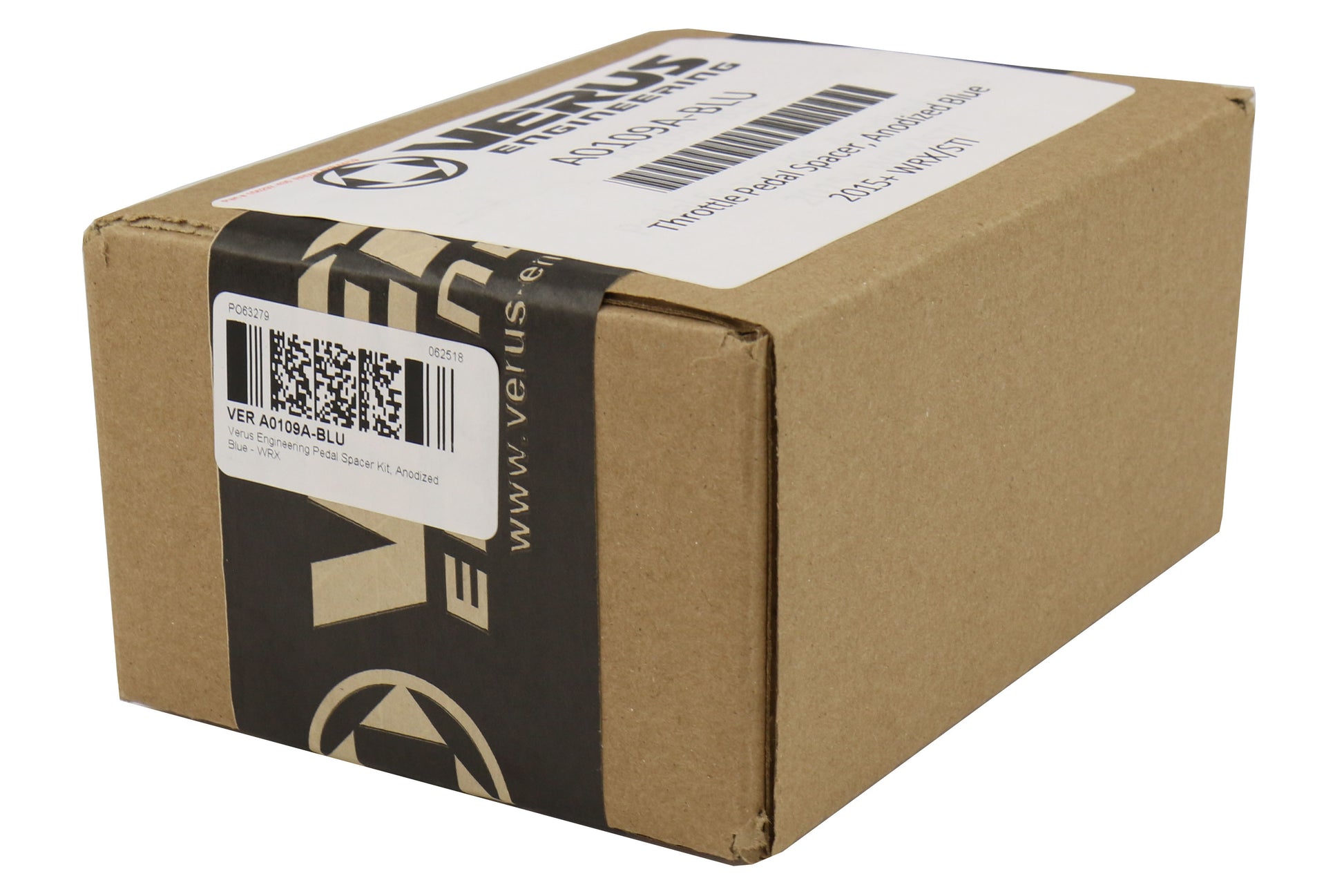 VERA0109A-BLU Velox Throttle Pedal Spacer Kit - 2015+ WRX / 2015+ STI-Blue,