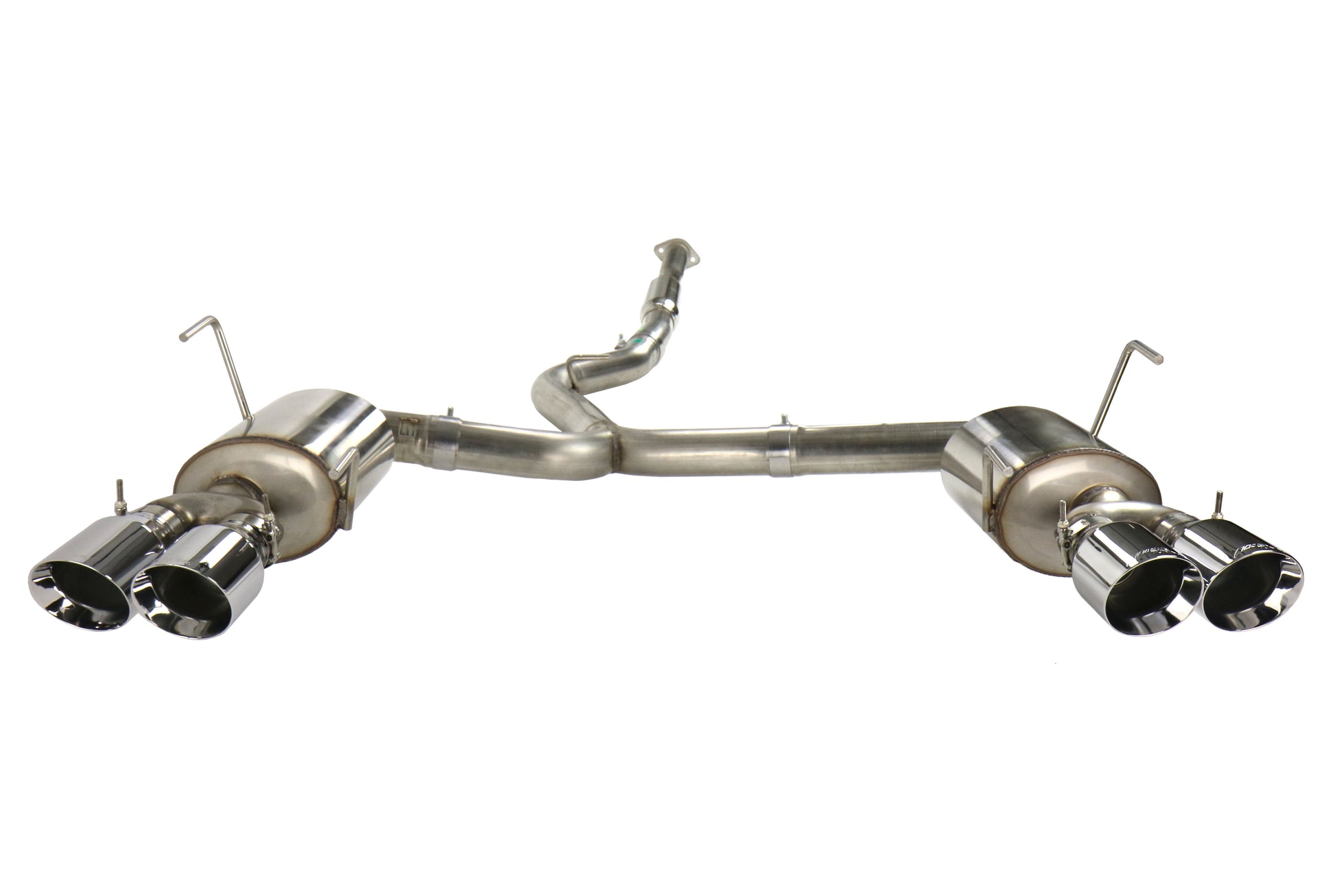 AWE3015-42104 AWE Touring Edition Exhaust Chrome Silver Quad Tips (102mm) - 2015+ STI,