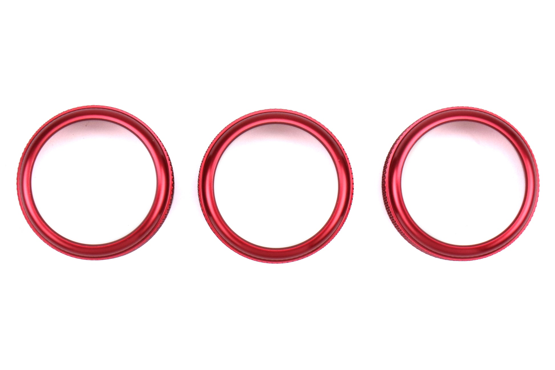 SBSSS15WRXACRD SubiSpeed Climate Control Knob Covers - 2015+ WRX / 2015+ STI / 2014+ Forester-Red,