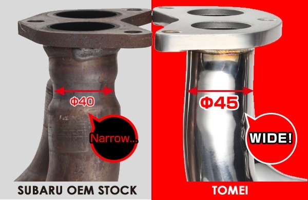 TOMTB6010-SB04A Tomei Expreme Unequal Length Exhaust Manifold Kit - 2015+ WRX / 2014+ Forester XT,