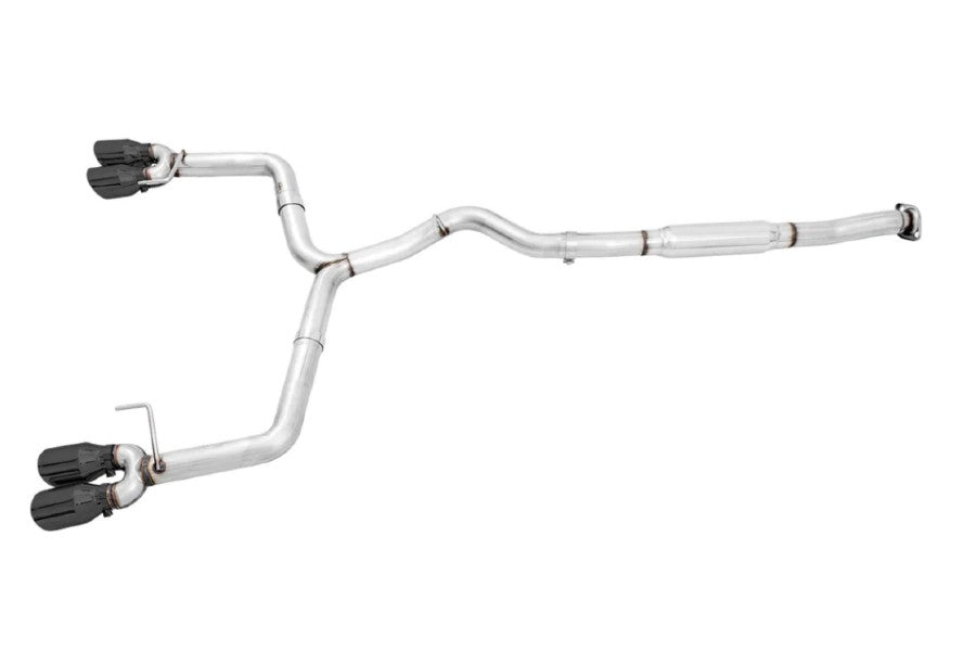 AWE3020-43979 AWE Tuning Track Edition Cat Back Exhaust Diamond Black Tips - 2022+ Subaru WRX,
