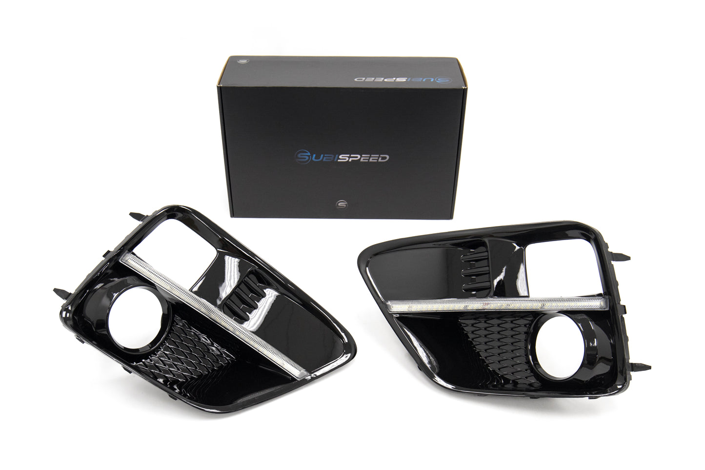 SBSGCS-15WRX-S4DRL SubiSpeed JDM WRX S4 Style DRL Fog Light Bezels - 15-17 WRX / 15-17 STI,