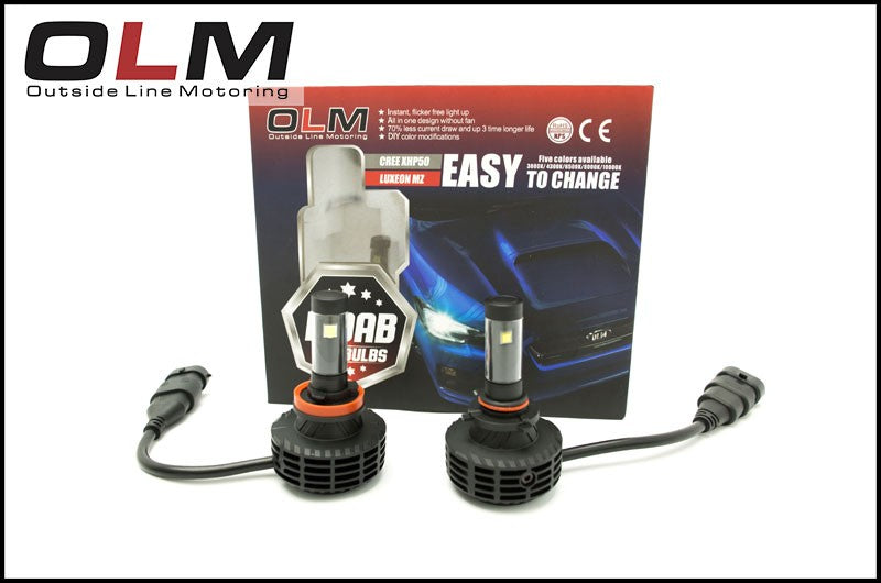 OLMOLM-MOABH11CREE OLM MOAB LED CREE H11 XHP50 Light Bulbs - Universal,