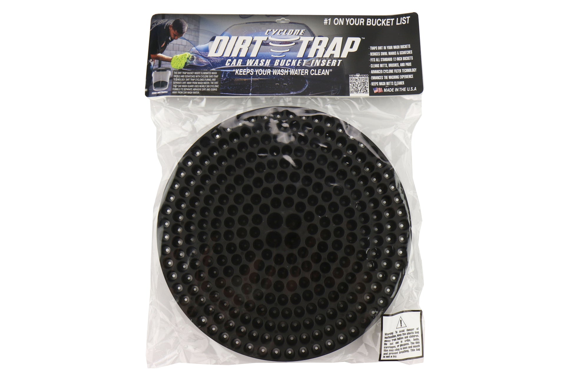 CHEDIRTTRAP01 Chemical Guys Cyclone Dirt Trap Car Wash Bucket Insert,