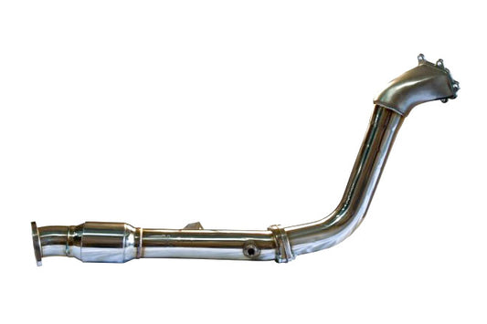 TXSWS02-DPC TurboXS Downpipe High Flow Catalytic Converter - 2002-2007 Subaru WRX/STI,
