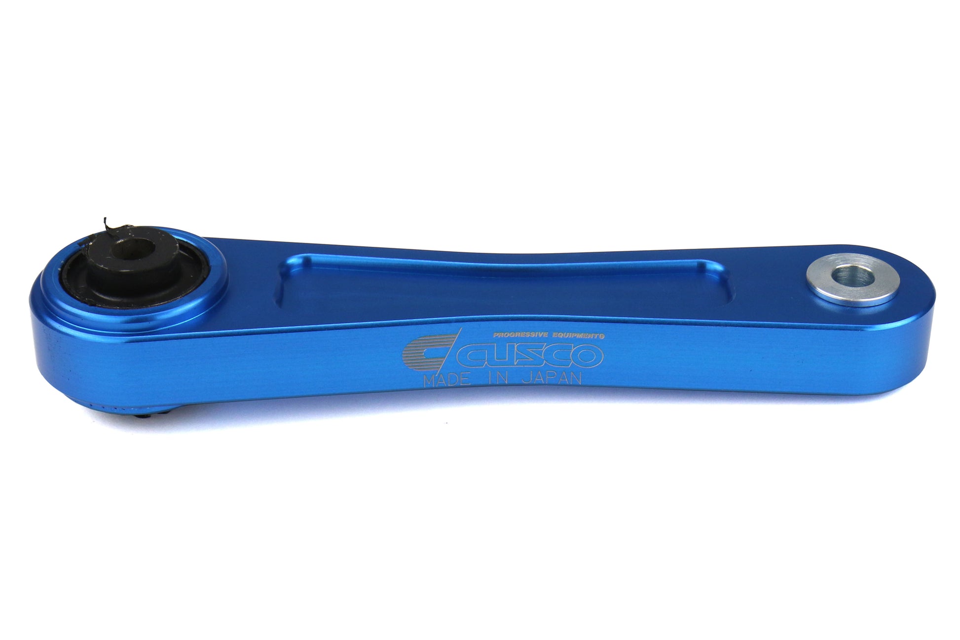 CUS6A1 911 PS Cusco Pitch Stop Mount Billet Aluminum w/ HD Rubber Blue - 15+ WRX / STI / 14-18 Forester,