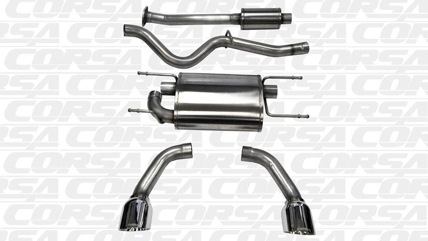 COR14864 Corsa Cat Back Exhaust (Stainless) - 2013+ FT86,