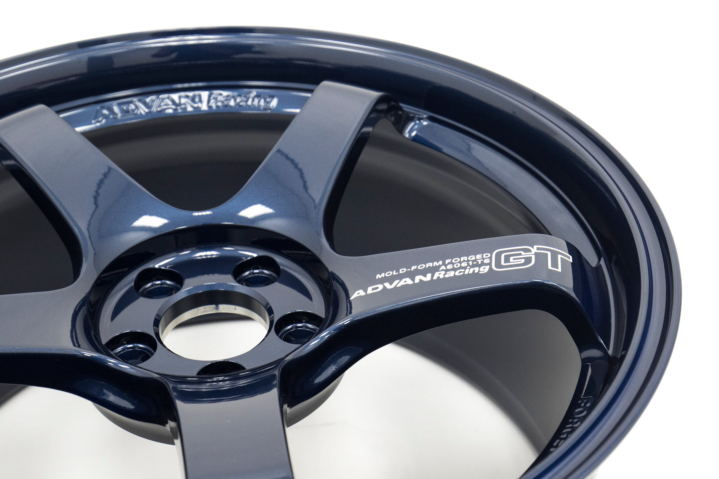 ADWYAQ8J40DDP Advan Racing GT 18x9.5 +40 5-100 Titanium Blue - 2013+ BRZ,