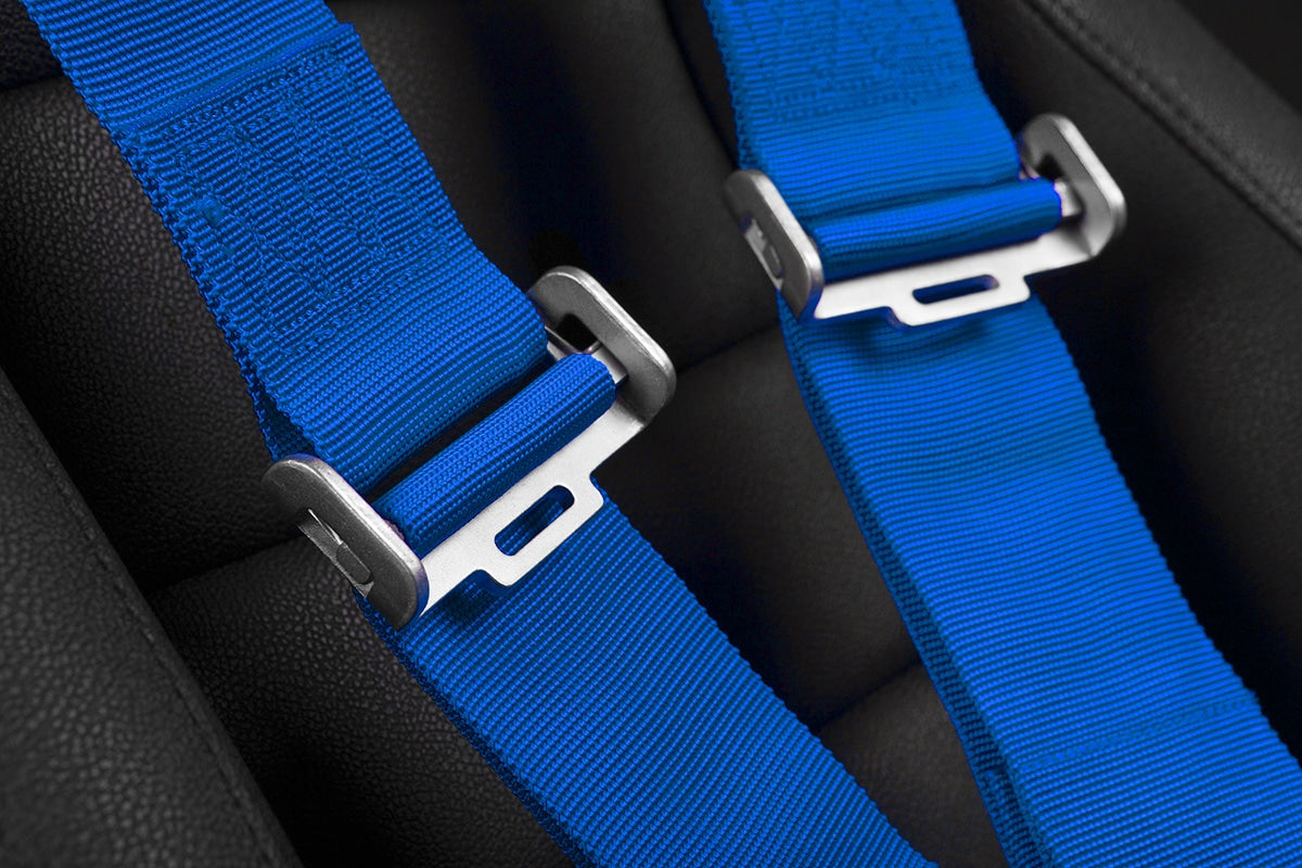 Braum 5 Point 3inch SFI Approved Racing Harness - Blue Each - Universal