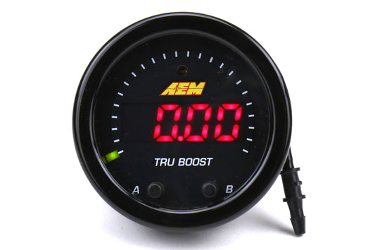 AEI30-0352 AEM Tru-BoostX Boost Controller Gauge,