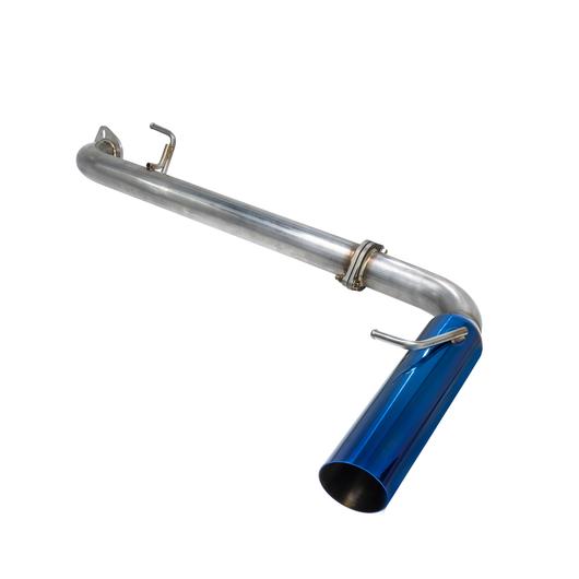 REMRO-TBZN-SL Remark Single-Exit Axleback Exhaust System BOSO Edition Burnt Blue Stainless Steel Tip,