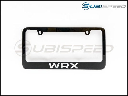 Subaru WRX License Plate Frame in Black - 2015-2021 Subaru WRX