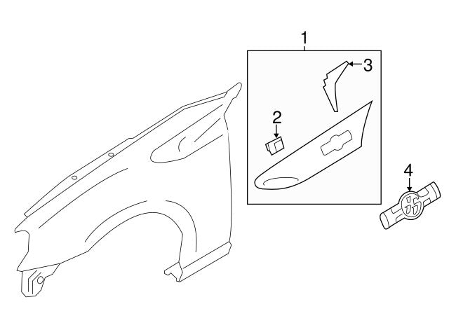 SKU: TOYSU003-07084,,Toyota 86 OEM Fender Emblem (LH),