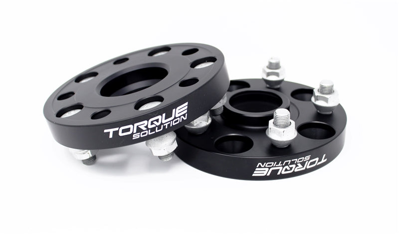 TQSTS-WS-553 Torque Solution Forged Aluminum Wheel Spacers 5x114.3 25mm Pair - Subaru STI 2005+ / WRX 2015+,