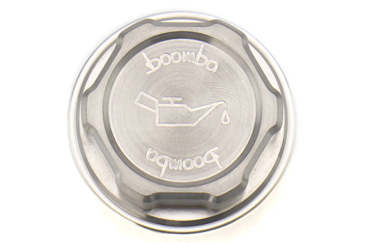 BBA001000120000 Boomba Racing Aluminum Oil Cap Natural Finish,