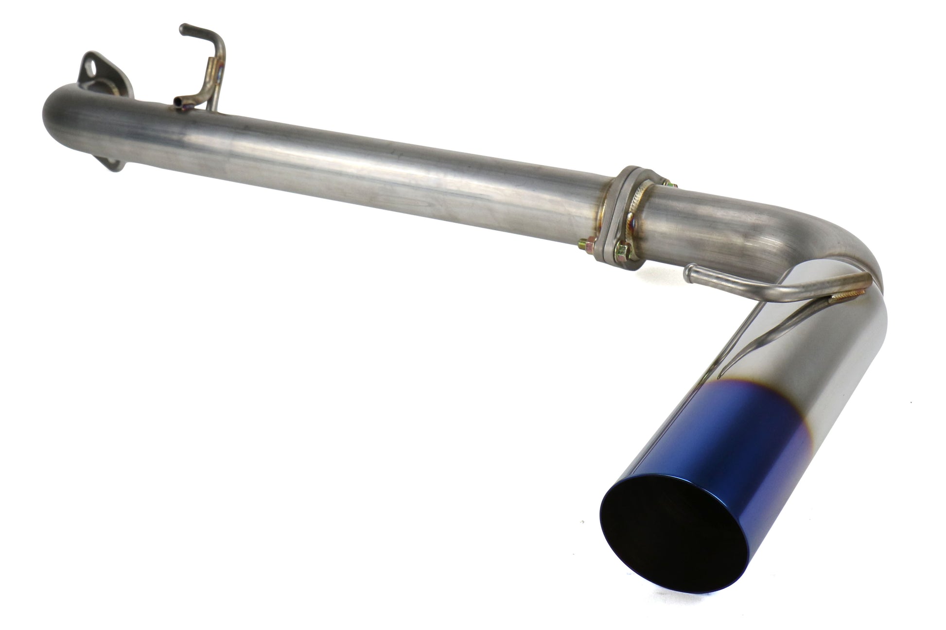 REMRO-TTZN-SL Remark Single-Exit Axleback Exhaust System BOSO Edition Burnt Stainless Steel Tip,