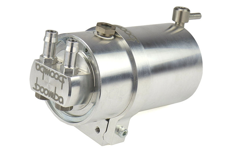 BBA031-00-026N Boomba Racing Stage 2 Oil Catch Can Kit (PCV) - 2015+ WRX-Silver,