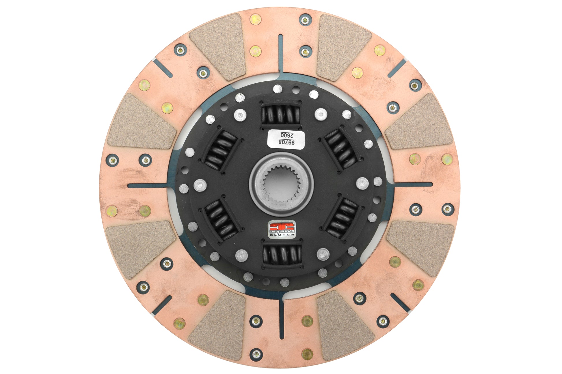 CCI99708-2600 Competition Clutch Replacement Segmented Ceramic Clutch Disc - Subaru Models (inc. 2006-2014 WRX / 2005-2009 Legacy GT),