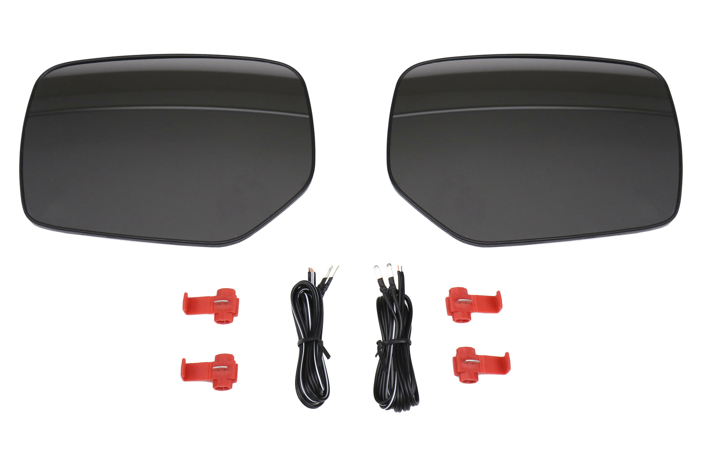 OLMMRL-WRX14-LPCH OLM Wide Angle Convex Mirrors with Turn Signals and Defrosters (Clear) - 2015+ WRX / 2015+ STI,